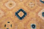 Mid 19th Century Chinese Ningxia rug 49798 golden texture Nazmiyal