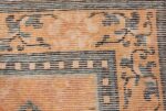 Mid 19th Century Chinese Ningxia rug 49798 knots Nazmiyal