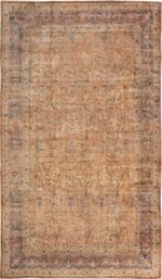 Oversized Tree Of Life Design Antique Persian Kashan Rug 49755 - Nazmiyal