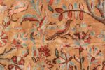 oversize animal motif antique persian kashan rug 49755 blue Nazmiyal