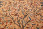 oversize animal motif antique persian kashan rug 49755 peacock Nazmiyal