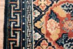 Small Size Antique Chinese Ningxia Rug 49793 border Nazmiyal