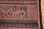 small size antique tribal african textile 49780 border Nazmiyal