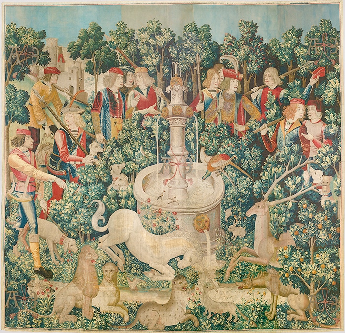 Antique Unicorn Tapestries At The Cloisters