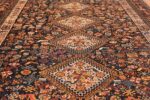 tribal antique persian qashqai rug 49768 field Nazmiyal