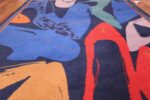 Vintage Andy Warhol Ege Art Line Diamond Dust Shoes Scandinavian rug 49784 field Nazmiyal