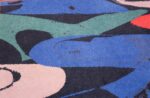 Vintage Andy Warhol Ege Art Line Diamond Dust Shoes Scandinavian rug 49784 field Nazmiyal