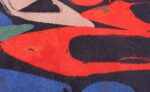 Vintage Andy Warhol Ege Art Line Diamond Dust Shoes Scandinavian rug 49784 shoes Nazmiyal
