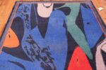 Vintage Andy Warhol Ege Art Line Diamond Dust Shoes Scandinavian rug 49784 top Nazmiyal