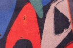 Vintage Andy Warhol Ege Art Line Diamond Dust Shoes Scandinavian rug 49784 violet Nazmiyal