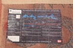 Vintage Dollar Sign Scandinavian runner rug by Andy Warhol 49792 tag Nazmiyal