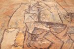 vintage ege art line scandinavian rug by Pablo Picasso 49758 woman Nazmiyal