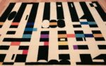 vintage geometric israeli rug by yaacov agam 49772 top Nazmiyal