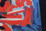 vintage scandinavian clown cat rug by karel appel 49774 knots Nazmiyal