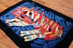 vintage scandinavian clown cat rug by karel appel 49774 side Nazmiyal
