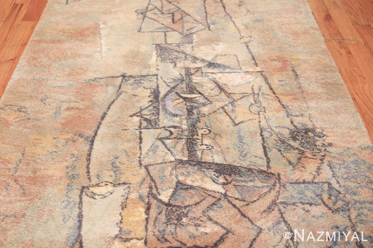 Pablo Picasso Woman With Guitar Vintage Ege Rug 49758