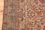 17th Century Small Size Persian Khorassan Rug 49698 Border Nazmiyal