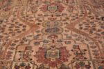 17th Century Small Size Persian Khorassan Rug 49698 Central Medallion Nazmiyal