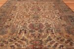 17th Century Small Size Persian Khorassan Rug 49698 Field Design Nazmiyal