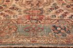 17th Century Small Size Persian Khorassan Rug 49698 Lower Red Flower Nazmiyal