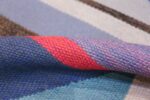 Agda Osterberg Vintage Scandinavian Swedish Kilim Rug 49822 Navy Pile Nazmiyal