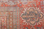 Antique Garden Design Persian Silk Heriz Rug 49140 Knots Woven Nazmiyal