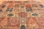 Antique Garden Design Persian Silk Heriz Rug 49140 Top Design Nazmiyal