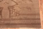 Antique Mongolian Kilim Rug 49801 vase corner Nazmiyal