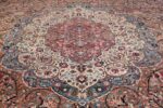 Large Antique Persian Khorassan Rug 49694 Field Nazmiyal