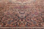 Large Antique Persian Khorassan Rug 49694 Four Down Scrolls Nazmiyal