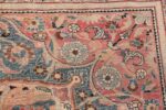 Large Antique Persian Khorassan Rug 49694 Knots Back Nazmiyal