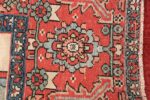 Large Antique Persian Serapi Rug 49742 floral knots Nazmiyal