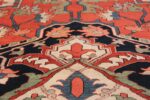 Large Antique Persian Serapi Rug 49742 tiara Nazmiyal