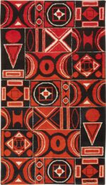 Vintage Ecuadorian Olga Fisch Formas Rug Vintage Ecuadorian Olga Fisch Formas Rug 49814 Nazmiyal