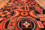 Olga Fisch Formas Vintage Ecuadorian Rug 49814 Geometric Field Olga Fisch Formas Vintage Ecuadorian Rug 49814 Geometric Field Nazmiyal
