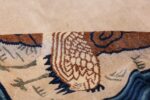 Animal Motif Antique Chinese Rug 49808 Ivory Pile Nazmiyal