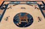 Animal Motif Antique Chinese Rug 49808 Top Design Nazmiyal