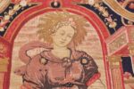 Antique D'Art De Rambouillet Edition French Tapestry 49901 Closeup Shot Nazmiyal