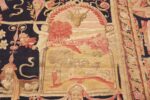 Antique D'Art De Rambouillet Edition French Tapestry 49901 Right Side Frame Nazmiyal