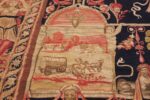 Antique D'Art De Rambouillet Edition French Tapestry 49901 Side Frame Nazmiyal