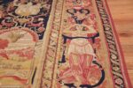 Antique D'Art De Rambouillet Edition French Tapestry 49901 Woman Holding Nazmiyal