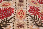 Antique Silk Caucasian Kaitag Embroidery Textile 49904 Yellow Shape Nazmiyal