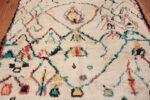 Colorful Small Size Vintage Moroccan Rug 49887 Big Bird Nazmiyal