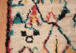 Colorful Small Size Vintage Moroccan Rug 49887 Border Design Nazmiyal