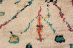 Colorful Small Size Vintage Moroccan Rug 49887 Closeup Texture Nazmiyal