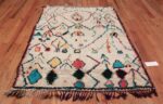 Colorful Small Size Vintage Moroccan Rug 49887 Whole Design Nazmiyal