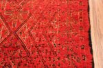 Double Sided Vintage Moroccan Rug 49869 Border Design Nazmiyal