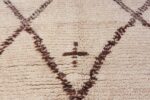 Ivory Background Vintage Moroccan Rug 49867 Cross Texture Nazmiyal