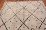 Ivory Background Vintage Moroccan Rug 49867 Top Design Nazmiyal