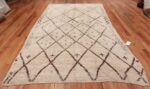 Ivory Background Vintage Moroccan Rug 49867 Whole Design Nazmiyal